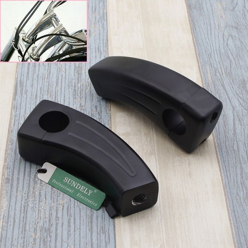 Inch black handlebar - black, risers