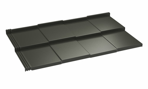 Modular tile effect metal roof - modular,