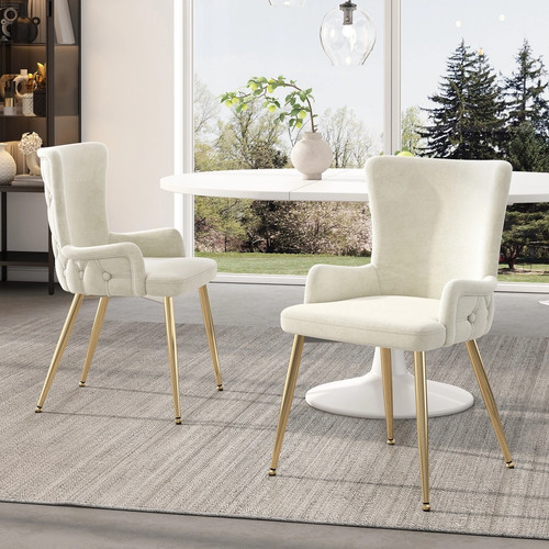 Set velvet dining chairs - set, of