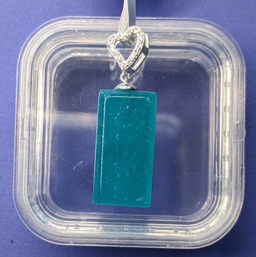 Peruvian amazonite pendant - peruvian,