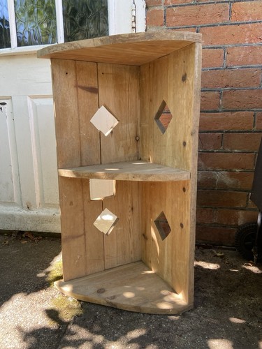Vintage pine corner - shelves, |