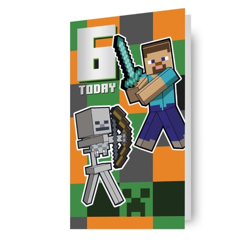 Minecraft age birthday - minecraft, 6