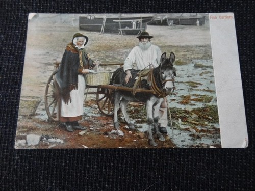 Social history postcard fish - history,