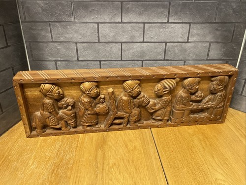 Wood bas relief hand - hand, carved