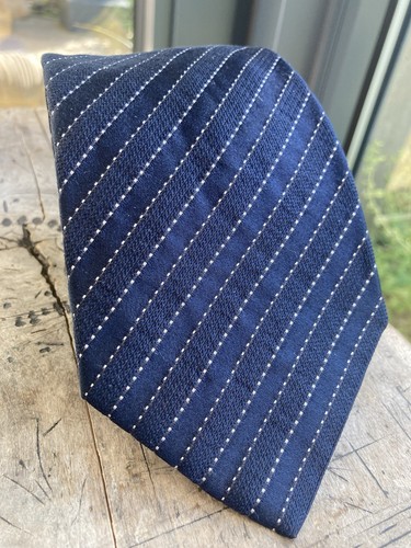 Armani silk men tie navy - men’s, |
