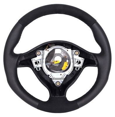 Leather steering wheel - leather, fit