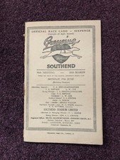 Greyhound racing race card /