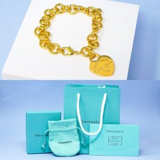 Tiffany Bracelet Gold Heart