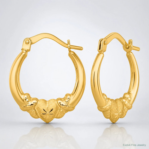 14k yellow gold polished - 14k,