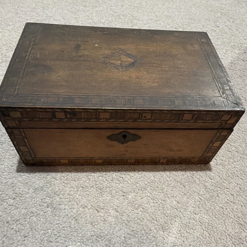 Victorian tunbridge ware - tunbridge, lined