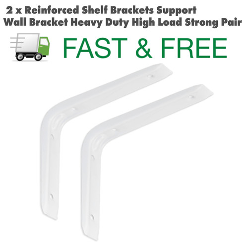 Reinforced shelf brackets - x,