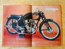 EXCELSIOR MANXMAN 250 CC MOTORCYCLE CENTREFOLD POSTER ADVERT APPROX A4 SIZE A