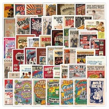 50pc Waterproof Vinyl Stickers