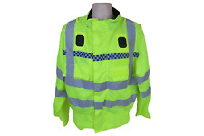 Ex Police Hi Vis Bomber Jacket Lightweight Security Vehicle Emergency Yellow