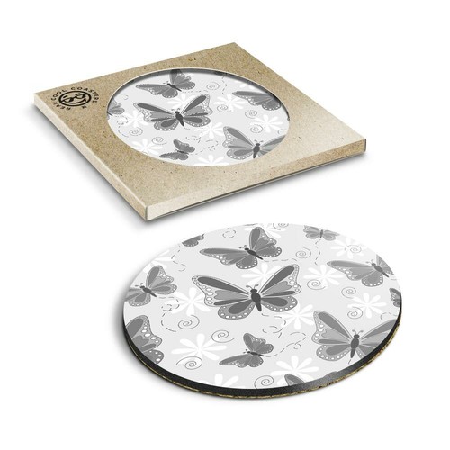 Boxed round coasters bw - 1,