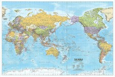 5x3ft 7x5ft Large World Map
