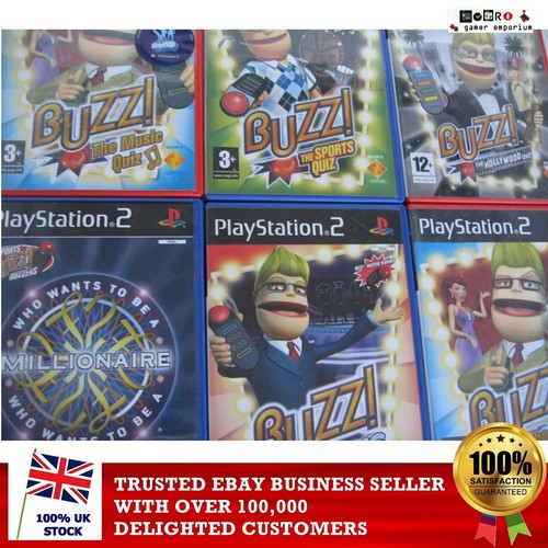 Ps2 buzz buzzers game - ps2,