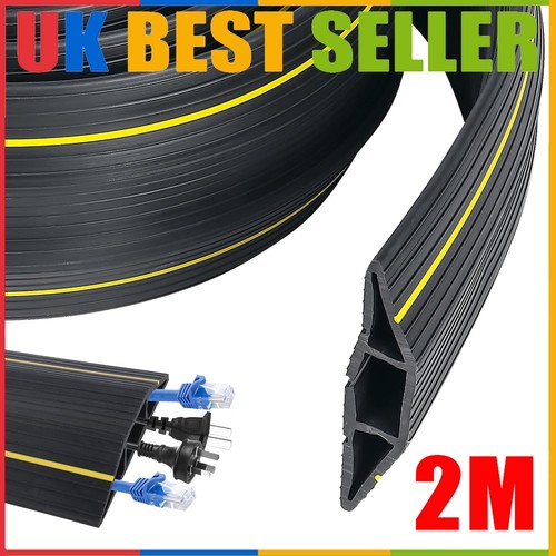 Black floor cable - floor, protector