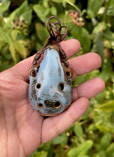 Sky version ceramic ocarina - sky,
