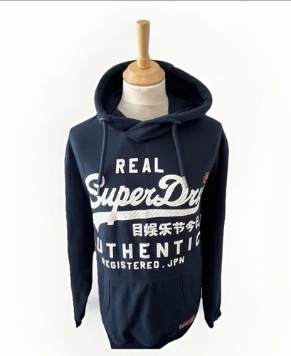 Superdry cotton blue logo - cotton,