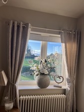 Dunelm Adrianna Eyelet Curtains Rrp£100 Current Season