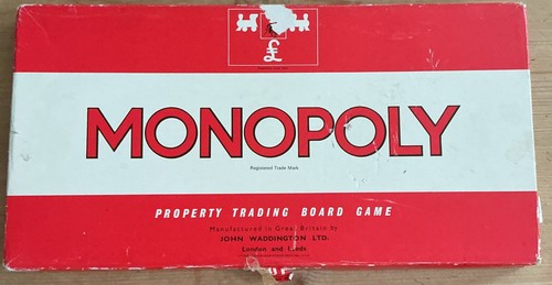 Monopoly board game vintage - board, game.