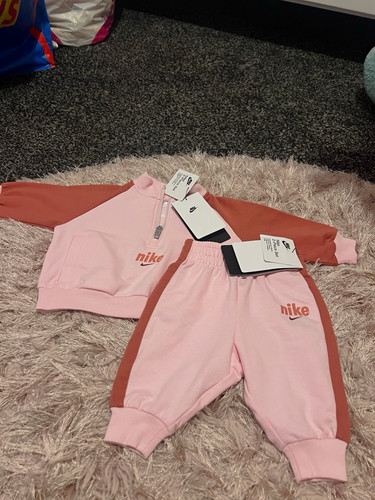Girls nike tracksuit - tracksuit, 6-9