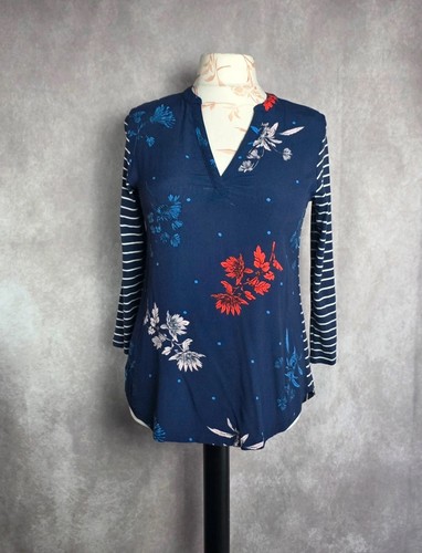 Joules navy floral stripe - joules,