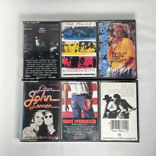 Lot classic rock cassette - of,