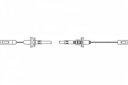 Clutch cable for left hand - clutch,