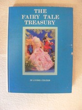 vintage 1967 the fairy tale treasury hardback book; 3d card on cover, all in col