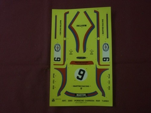 Sheet decals porsche carrera - -,