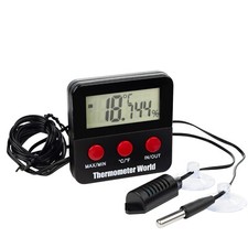 Digital Reptile Tank Thermometer Hygrometer Humidity Vivarium Incubator IN-010-D