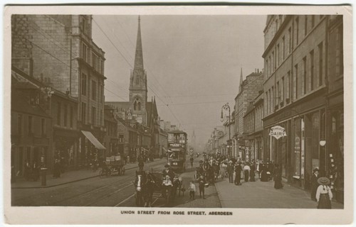 Union street from rose - union,