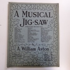 piano sheet music A WILLIAM