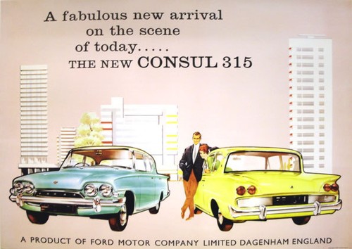 Ford consul 315 showroom - ford,