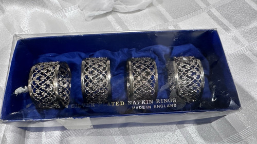 Set silver plated - 4,