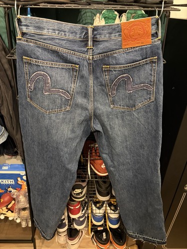 Evisu two tone jeans - evisu,
