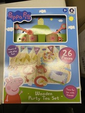 Peppa Pig Wooden Party Tea Set
