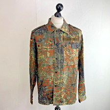 Kohler German Army Hot Weather Combat Jacket size XL Flecktarn Camo Overshirt