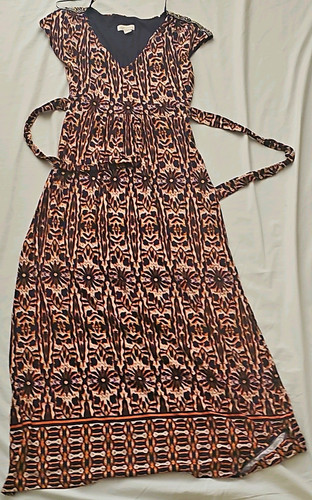 Monsoon print maxi - 10, dress