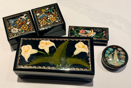 Vintage russian palekh - vintage, lacquer