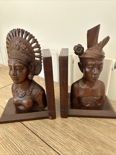 Vintage hand carved wooden - vintage,