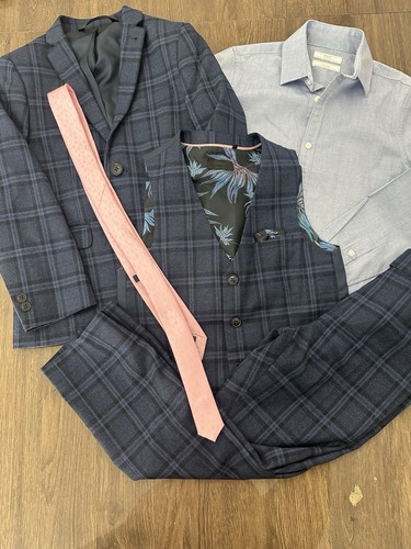 Next boys navy check - , 5piece