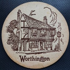 Pre War Worthington Beer Mat Uk Cat No 06. 1937.