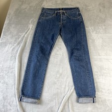 Edwin ED-55 Mens Regular Tapered Japanese Selvedge Denim Jeans Blue Size W32 L32