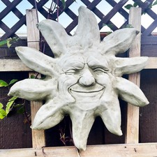 Stone jolly sun - stone, plaque