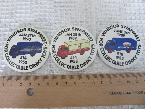 Dinky toys badges - dinky,