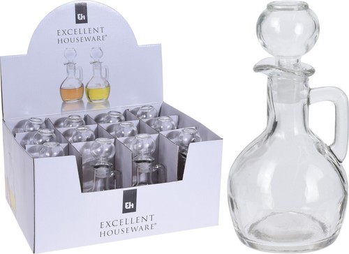 Glass oil vinegar pourers - glass,