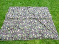 BRITISH ARMY DPM BASHA SHELTER GROUNDSHEET WATERPROOF CAMO TARP CAMPING TENT